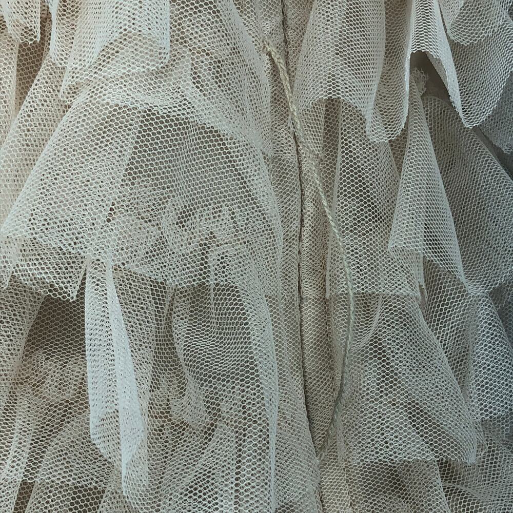 Haute Hippie Cream Tiered Ruffle Dress - Size Small - Picture 6 of 13